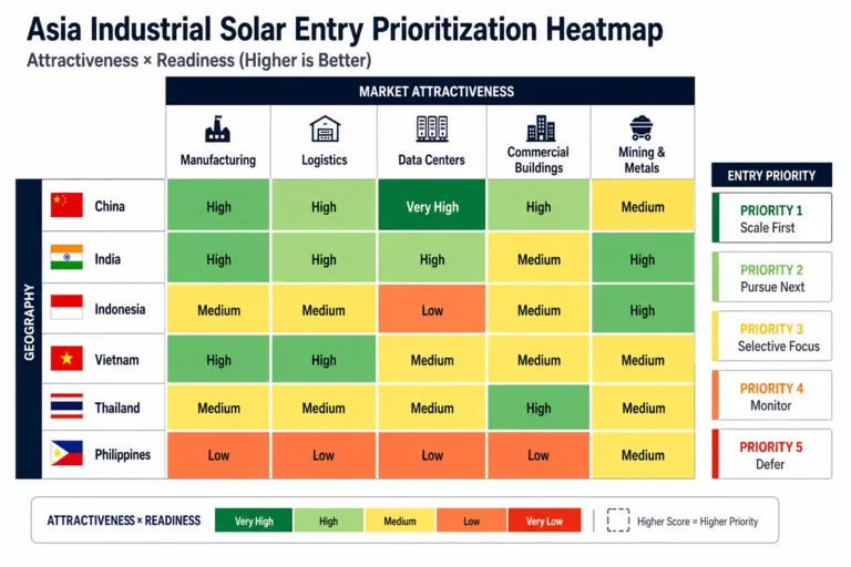 Heatmap — Finding the Right B2B Customers for an Industrial Solar Expansion 